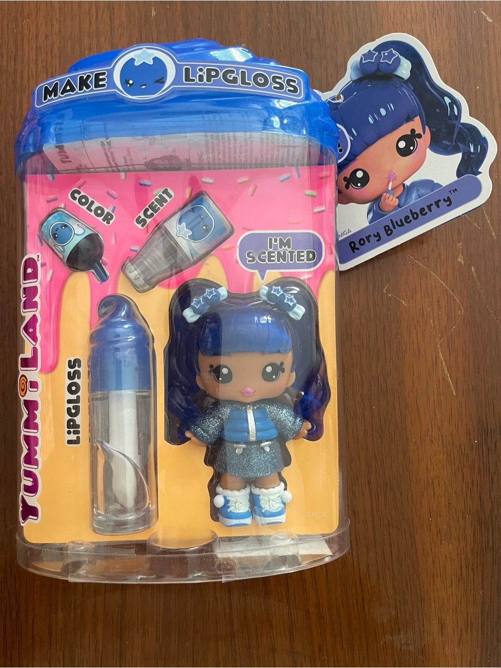 Rory Blueberry Kids Doll with Blue Lipgloss